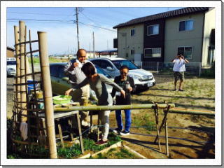 天気はすこぶる流し素麺日和でした